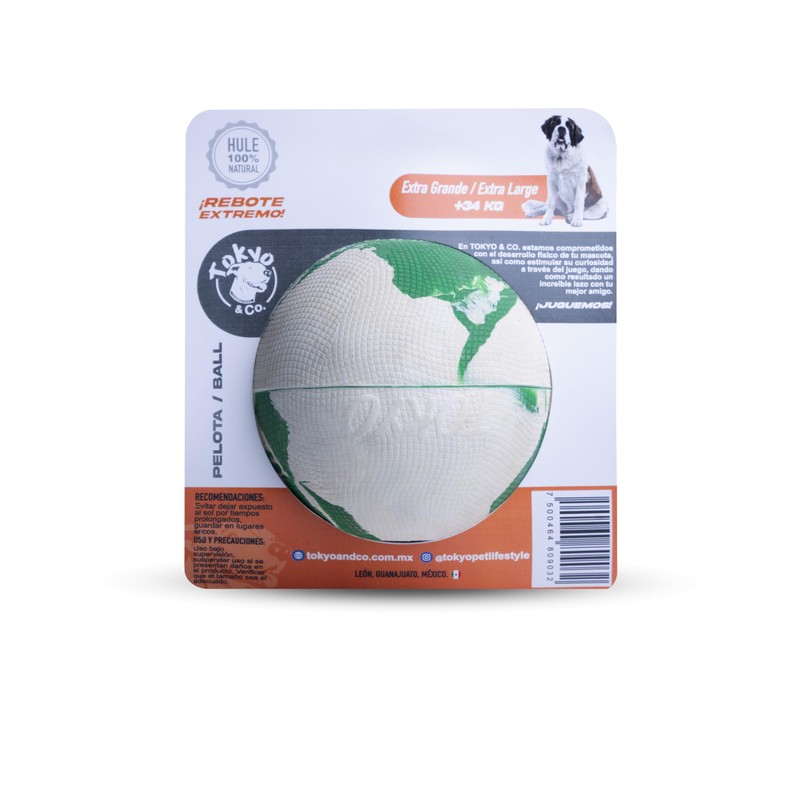 Tokyo&co. Pelotas para Perros| Extra Grande |Hule 100% Natural| Super