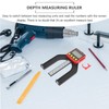 Gatuida Tools Digital Height Gauge Electronic Depth Gauge Tool Digital