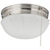 Westinghouse 6721000 Two-Light Flush-Mount Interior Ceiling Fixture with Pull Chain,