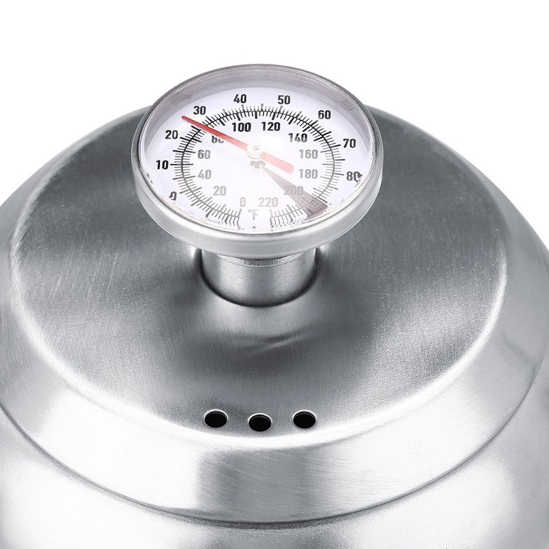 Cafetera con Termómetro de Acero Inoxidable 304 Vierte Sobre Café