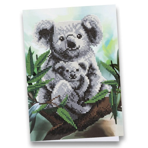 Ideen mit Herz Diamond Painting Greeting Card | DIN A4