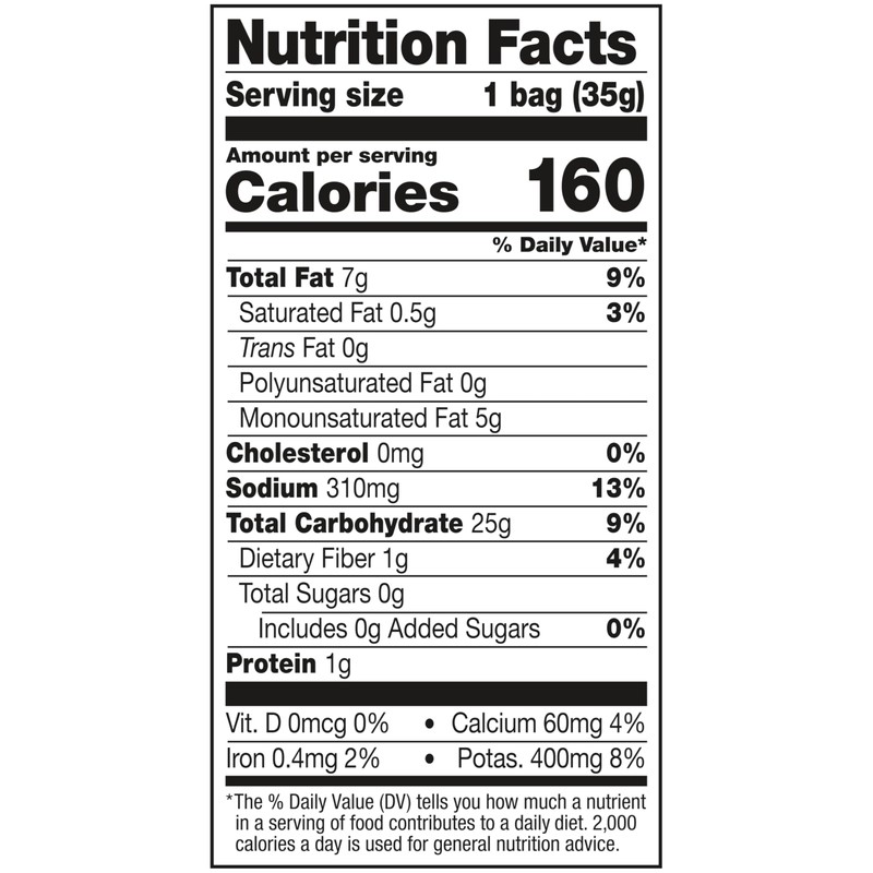 Eatsmart Snacks, Veggie Crisps with Sea Salt, 1.25 Oz (Pack