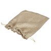 EliteKoopers 5pcs Natural Linen Burlap Drawstring Jute Bags Xmas Gift