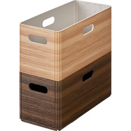 King Jim KW1012 Hula Storage Box, Keni, Stacking Unit Box, S, Brown