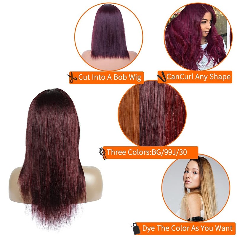 Miz Barn Lace Front Wigs 13X4X1 Human Hair with Baby