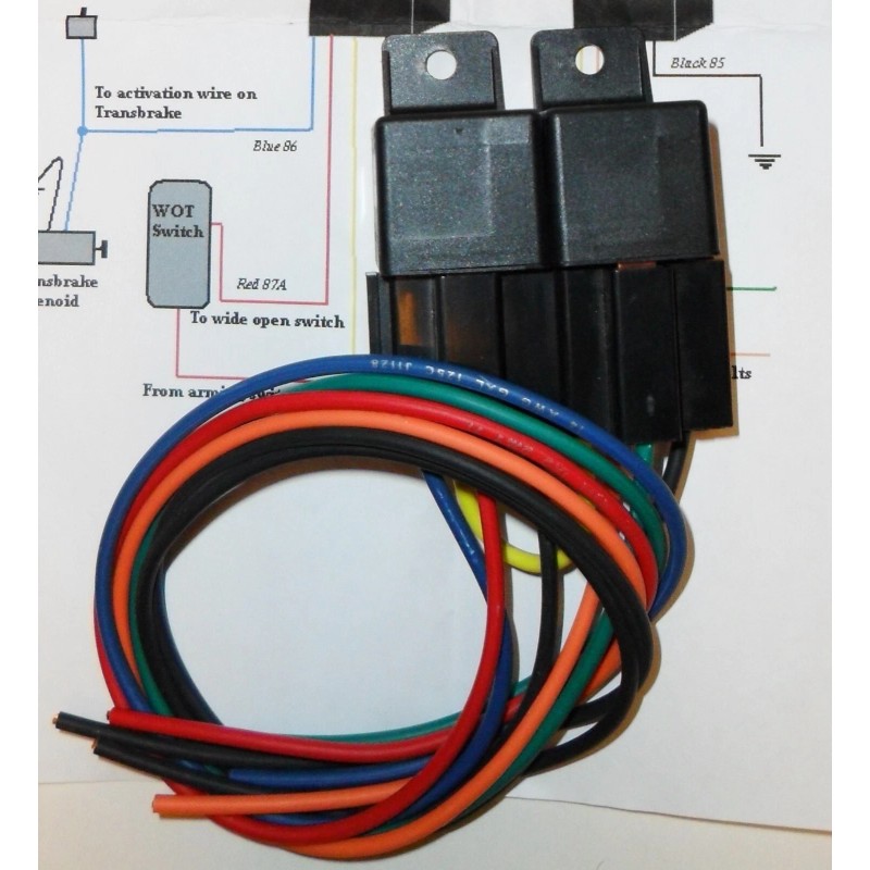 PowerParts & Racing Nitrous w/ Trans Brake Relay Wiring Harness
