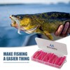 MAFIMOEA 40/30/20Pcs Paddle Tail Swim Baits Lures Fishing Soft Plastic