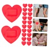 Outanaya 100pcs Emergency Heart Shape Patches Breathable Care Bandages