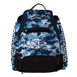 Boombah Prospect Batpack Camo Navy/Columbia Blue