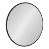 Kate and Laurel Caskill Modern Wall Mirror, 30", Black, Chic,