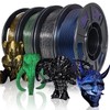YOUSU 3D Printer Filament Galaxy PLA Filament 1.75mm, 3D Printing