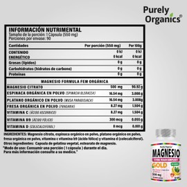 MAGNESIO FEM PURELY ORGANICS 90 CAPSULAS