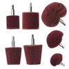 Polishing Brushing Shaped scouring pad Grinding Head - 7 Pcs