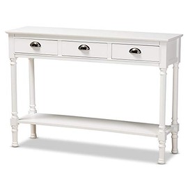 Baxton Studio 179-11330-AMZ Console Tables, White