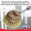 Lola Products The Original Pot and Pan Brush | Brass