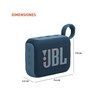 JBL JBLGO4BLUAM-Z Go 4 Portable Bluetooth Speaker, Blue - Certified