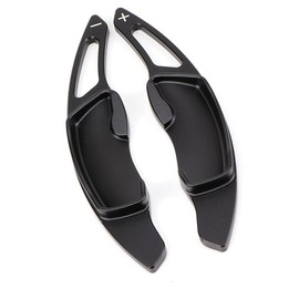 SANRILY Aluminum Alloy Steering Wheel Shift Paddle Shifter Extension Fit for Subaru Outback Legacy Forester BRZ XV WRX/Toyota 86 Paddle-Shift Covers - Black