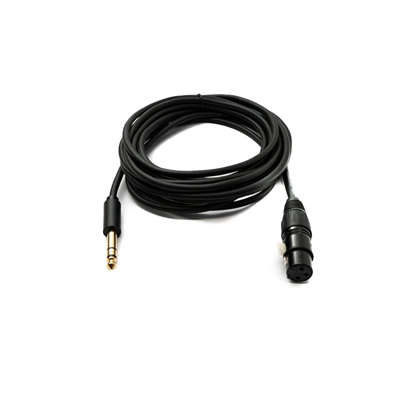 System-S Audio Cable 5 m XLR 3-Pin Female to 6.35