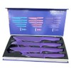 Stainless Steel Purple 6 Piece Kitchen Knife Set