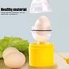 Egg Scrambler Shaker, Whisk Hand Powered Golden Egg Maker Eggs