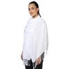 World of Shawls Pashmina Style All Seasons Handcrafted Wrap Shawl