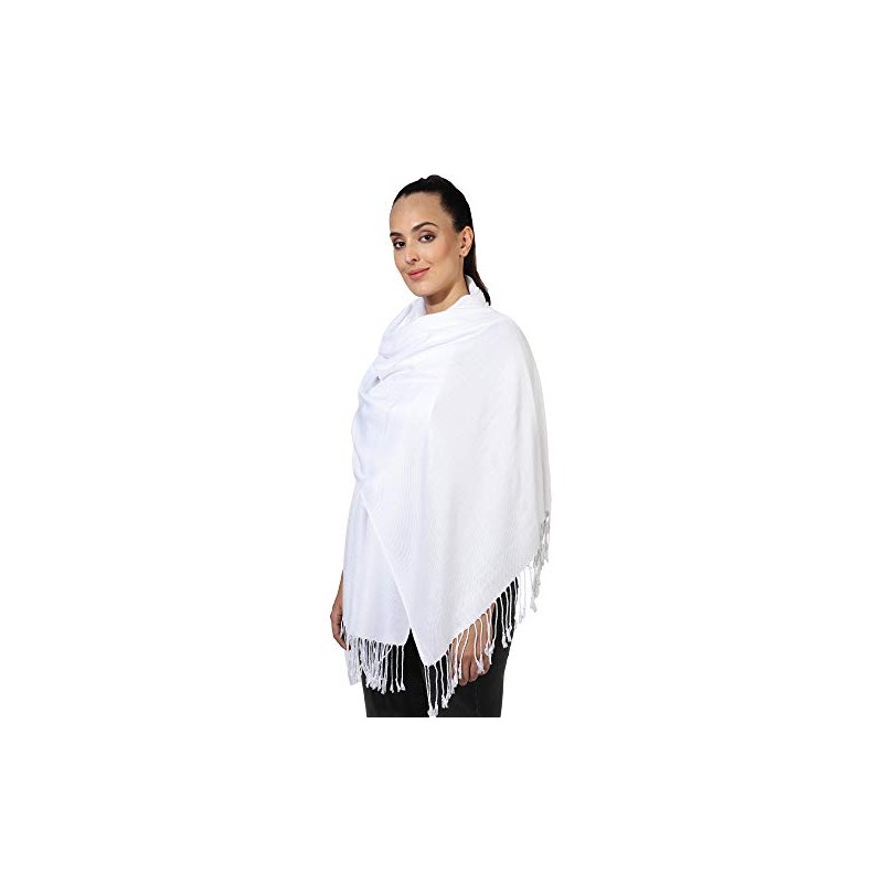 World of Shawls Pashmina Style All Seasons Handcrafted Wrap Shawl