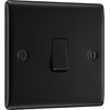 BG Electrical Nexus Metal Single Switch, 2 Way, 20A, 16AX,