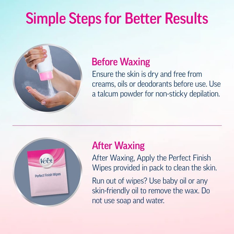 Veet Full Body Waxing Kit for Normal Skin,
