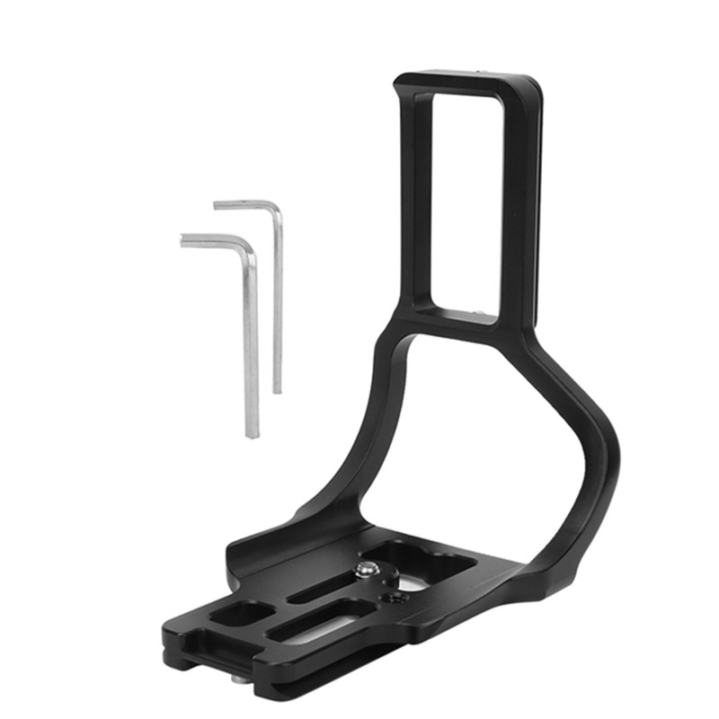 Aluminium Alloy Vertical L shape Bracket Quick Release Plate Holder