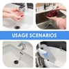 4Pcs Universal Sink Plug with Chain, Rubber Bathroom Sink Plug