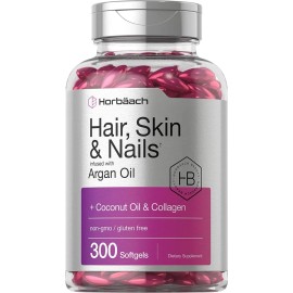 Biotin & Collagen: Hair, Skin, and Nails (300 Capsules, Unflavored) ✨💅💆‍♀️