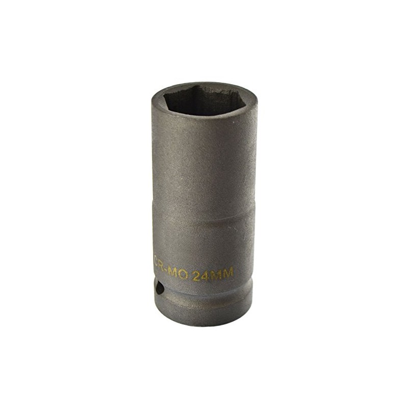 24mm Metric 3/4 Drive Double Deep Impact Socket 6 Sided