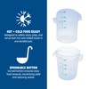 Carlisle FoodService Products Storplus Round Food Storage Container with Stackable
