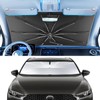 Portable Windshield Sunshade Umbrella Custom Fit for Mazda 3 2014–2018,