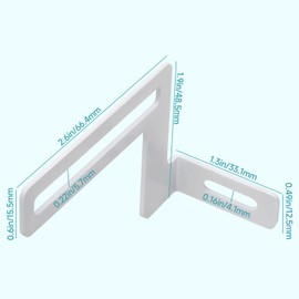 2-Pack applies to Midea U-Shaped Air Conditioner Iron Window Brackets Compatible with Midea U-Shaped Air Conditioner Units Stable Powder Coated Air Conditioner Brackets