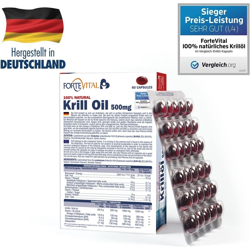 ForteVital Krill Oil (60 Capsules)