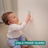 CLYMENE 4 Pack Light Switch Cover Guard, Child Proof Wall