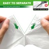 PANSUN Selected 100 Counts Small Bin Bags,5l Bin Liners,42cm*50cm Pedal