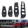 SIIMOO Carbon Fiber Style Window Lift Switch Panel Cover Trim