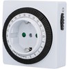 UNITEC Indoor Mechanical Daily Timer, IP20, Attractive Square Shape, Analogue,