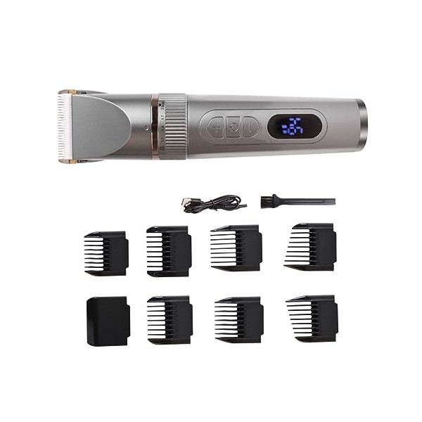 Rechargeable Hair Clipper Set Professional Electric Haircut Kit for Men