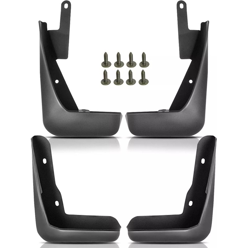 ZTT 4Pcs Car Mud Flaps Splash Guards Fender Mudguard for