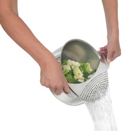 Metaltex Stainless Steel Casting Aid - High Gloss, Pots up to 26 cm, Safe Drain