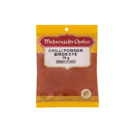 Maharajah's Choice Birds Eye Chilli Powder, 10 x 70 g