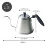 Shimomura Co., Ltd. ITTEKI Pro 46071 Coffee Instruments Drip Pot