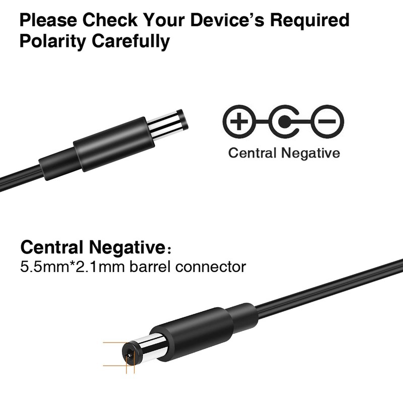 LEKATO Pedal Power Supply Adapter Power Adapter 9V AC/DC Adapter