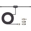BINGFU FM Antenna FM Radio Antenna Indoor Paste Antenna +