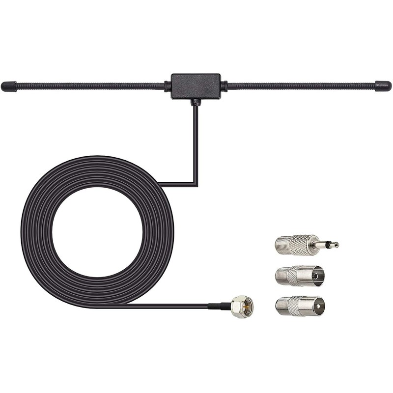 BINGFU FM Antenna FM Radio Antenna Indoor Paste Antenna +