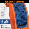 4 Pack-2" x20' Ratchet Straps, Double J Hook Heavy Duty