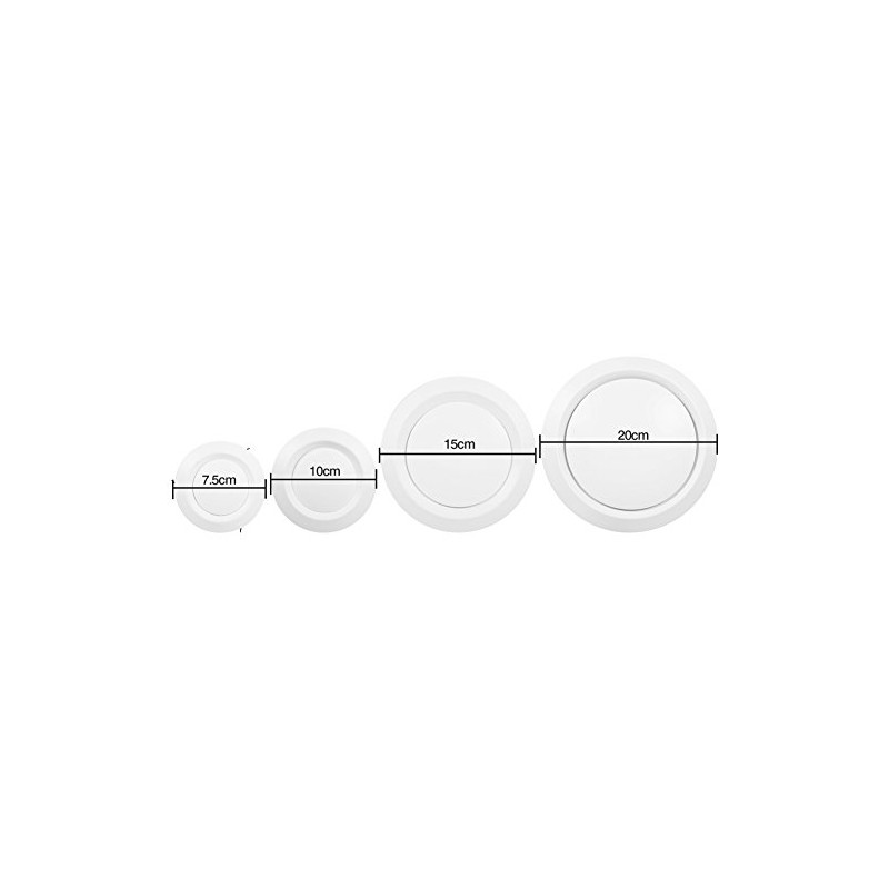 Exhaust Air Ceiling Valve ABS Round Anemostat Cover Plate Valve